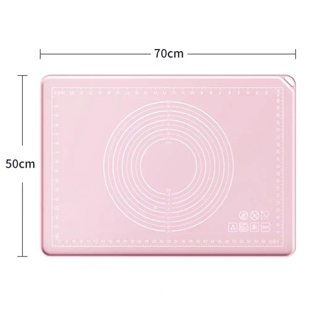 Коврик для замеса теста, коврик для раскатки теста, удобный силиконовый антипригарный коврик для выпечки для домашней кухни