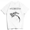 International Space Station Short-sleeved T-shirt, Space Geek, Student, Astronomy, Universe, Parent-child, Pure Cotton Print