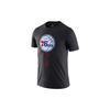 Philadelphia 76ers Courtside Logo Short Sleeve T-Shirt Men Tops Black CK7981-010