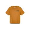 Letter Outdoor Casual Breathable Round Neck Short Sleeve T-Shirt Men Tops Wheat A5V87-P47