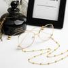 Reading Glasses Chain for Women Metal Sunglasses Cords Beaded Eyeglass Lanyard Hold Straps Men Eyewe