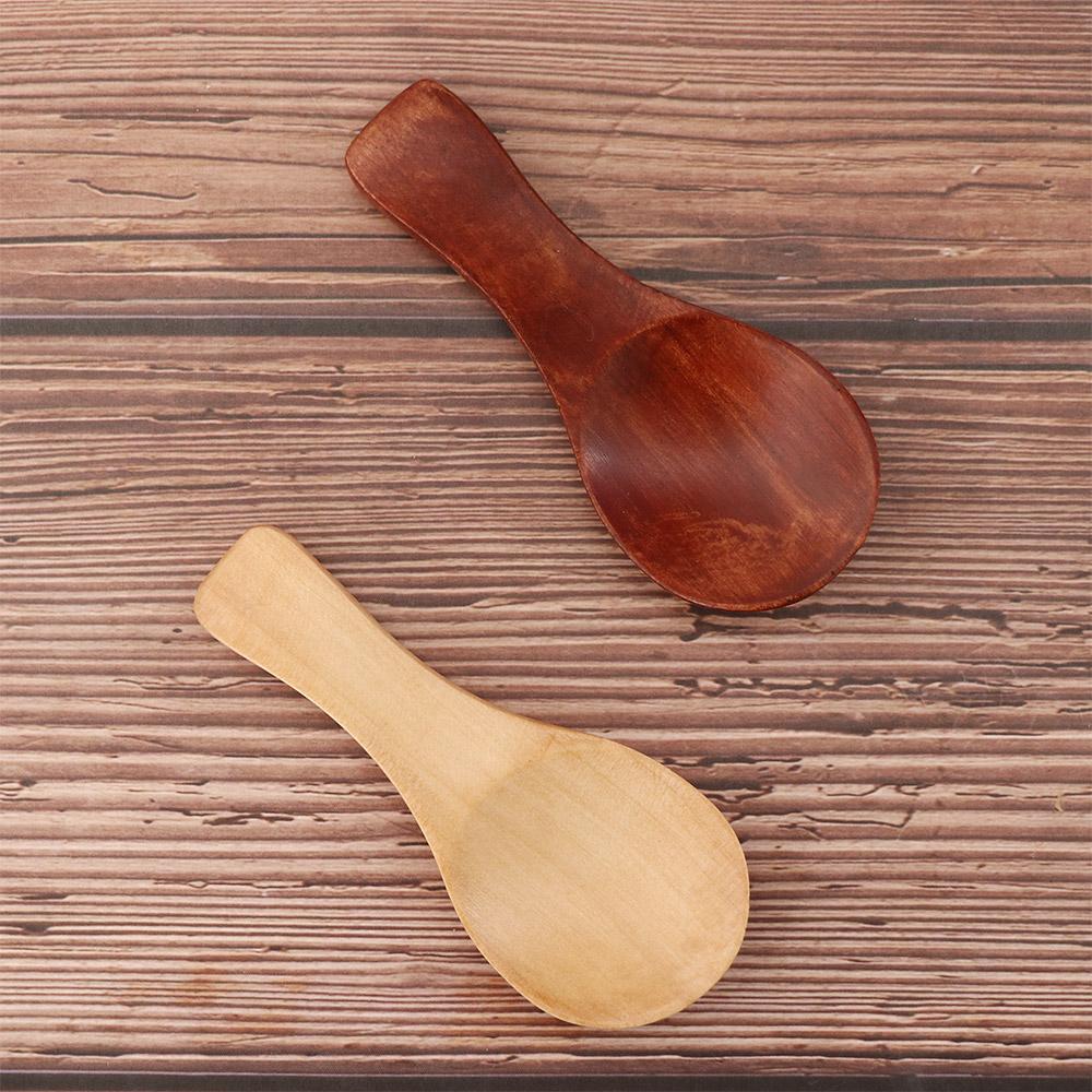 Durable Chinese Style Wooden Coffee Tea Sugar Spoon Condiment Spoons Spice Spoon Coffee Scoop