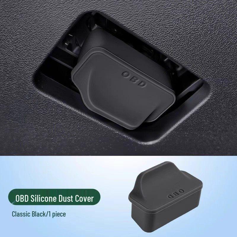 Mercedes-Benz OBD Interface Silicone Cover: Waterproof Protector for GLC300L, C-Class, E-Class Interior Diagnostic Port.