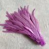 Natural  50pcs Rooster Tail Feather  Plumes 25-45CM 10-18inch Beige DIY Dyed Cock Tail Clothing Accessories Jewelry Performance
