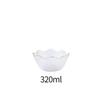 Exquisite Flower Shaped Salad Bowl Tableware Glass Salad Bowl Fruit Bowl Soup Bowl Dessert Bowl Practical Kitchenware
