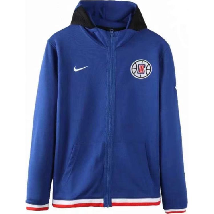 Nike X Куртка игровая NBA Dri-Fit Quick Change с капюшоном и молнией Детские куртки Синяя 3Z2B7FEKU-CLI