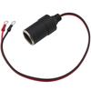 Cigarette Lighter Socket, Female , Round Terminal, 11.8 Inches (30 Cm)