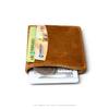 Slim Leather Credit Card Holder Wallet for Men Designer Bank Card Case