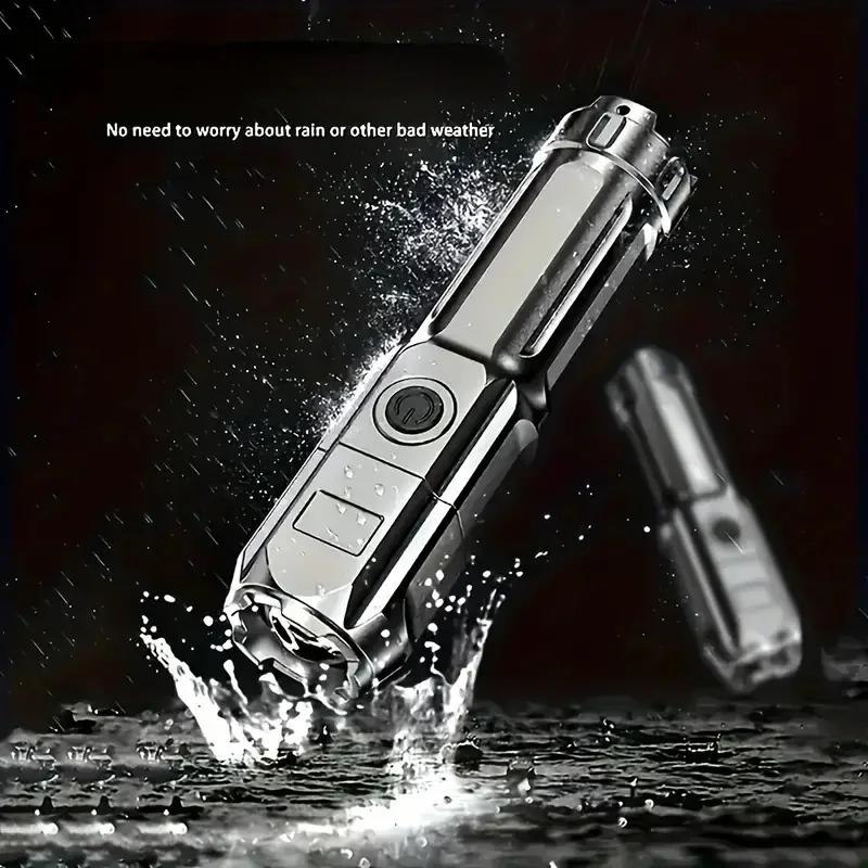 LED Flashlight Strong Light USB Rechargeable Waterproof  Zoom Emergency Lights For Outdoor Camping Fishing Work Lighting Lamp