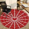 1 шт. Круглый ковер с рисунком «Сердце и паутина» для офиса, комнатный коврик, подходит для офиса, под офисные кресла, спальни, гостиной, домашнего декора, D139