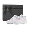 Nike Air Force 1 Нескользящие Износостойкие Баланс Низкие Кеды для Скейтборда Унисекс Белый Розовый HF0729-001(Team384-BOX)