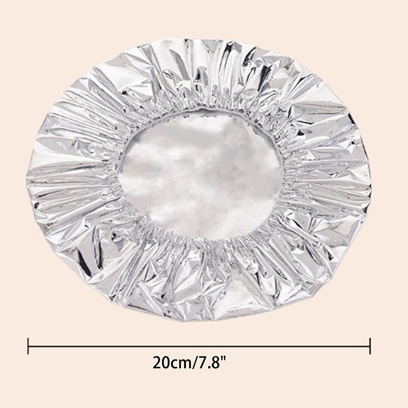 10 шт. Многоразовые изоляционные крышки из алюминиевой фольги - Экологичные кухонные крышки для еды для мисок и блюд, для хранения на кухне