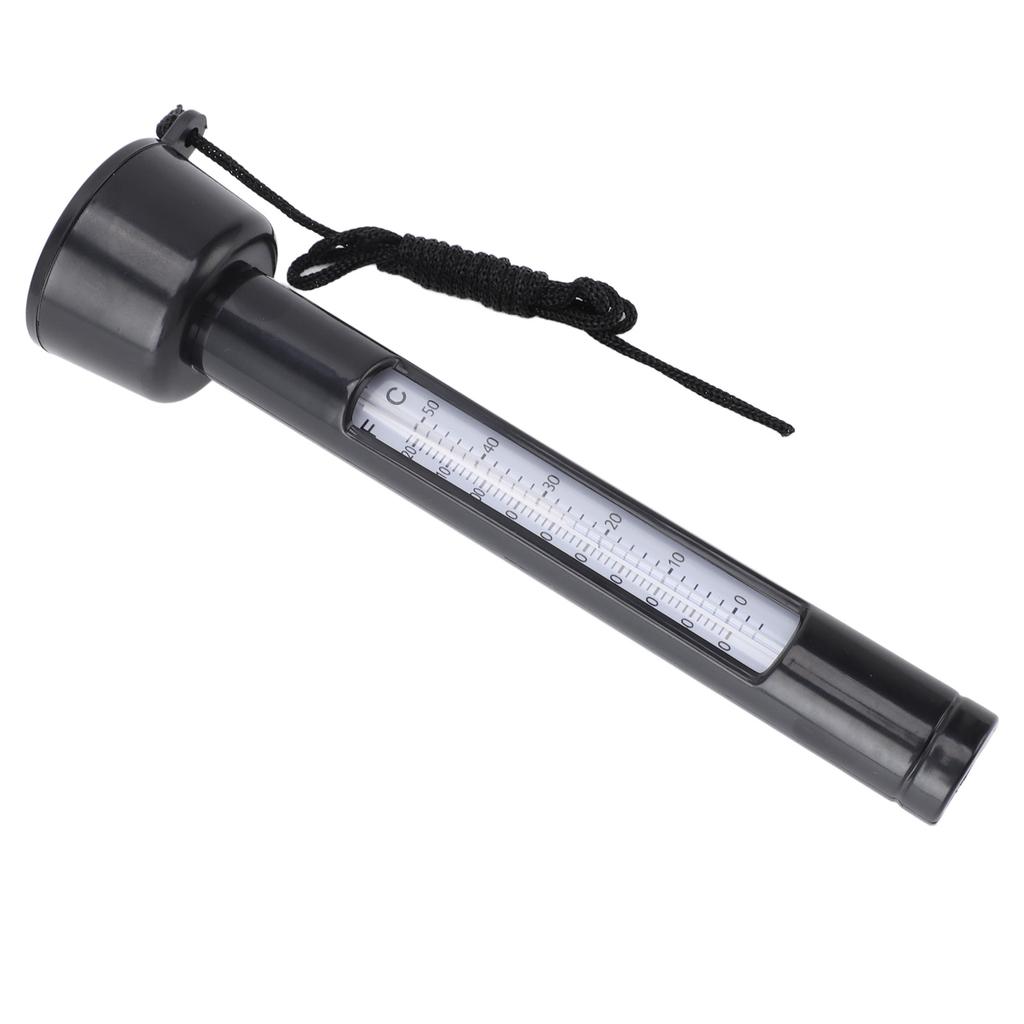 Плавающий термометр для бассейна для измерения температуры воды, круглый термометр для бассейна со шнурком для