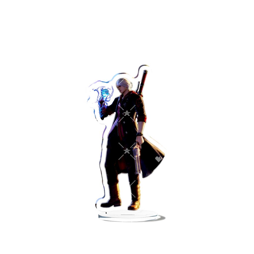 Игра Devil May Cry Вергилий Данте Акриловая подставка Модель Пластина Украшение Оригинальность Настольная фигурка Дисплей Подарочные товары Эксклюзив
