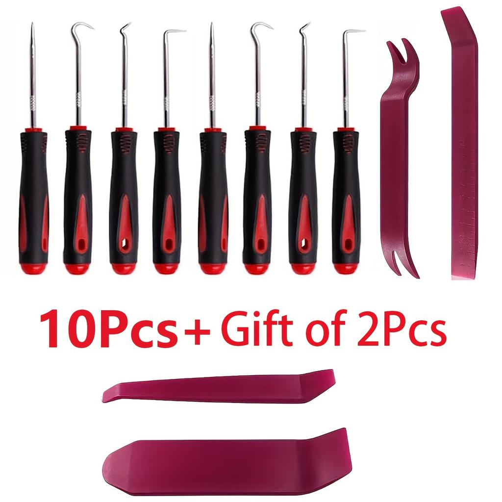 4 шт./10 шт. Набор прецизионных крючков и пик, Сальник автомобиля, Уплотнительное кольцо, Прокладка, Съемник крючков, Съемник, Набор прецизионных крючков и пик