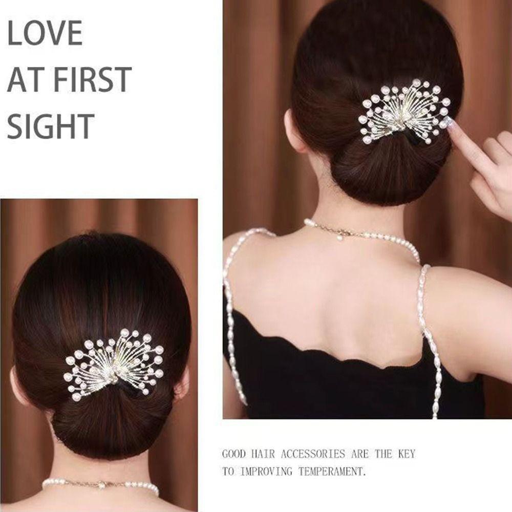 Flexible Flower Hair Clip Alloy Lazy Hair Curler Fashion Hair Iron  Hair Accessories