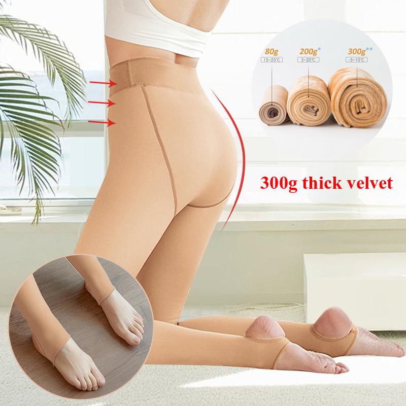 Зимние теплые леггинсы, сексуальные тонкие полупрозрачные колготки, нейлоновые колготки с высокой талией, эластичные толстые шерстяные носки, брюки, женские термолеггинсы