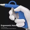 High Flow Air Blow Gun with Extended Nozzle Pneumatic Air Compressor Accessories Dust Cleaning Tool