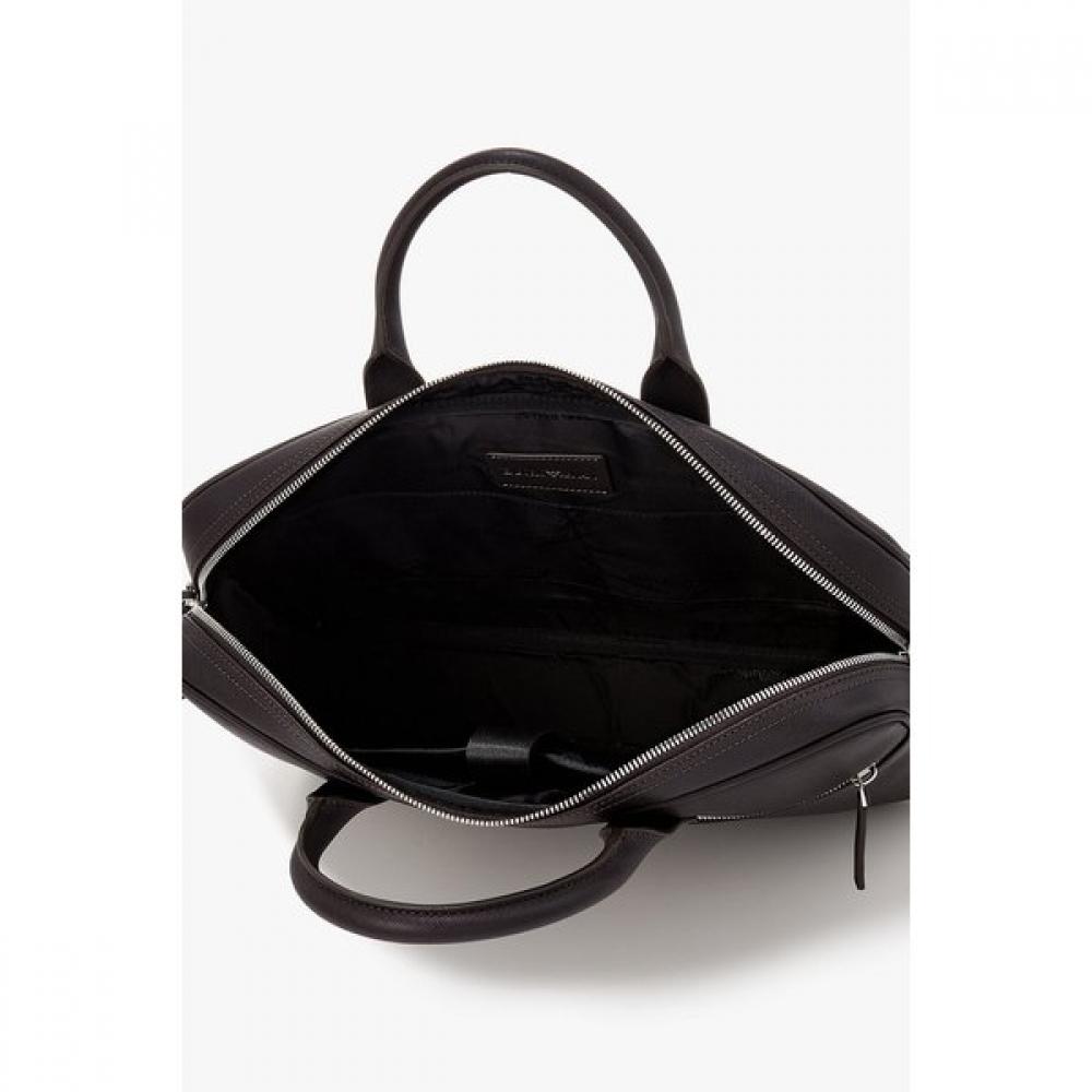 Emporio Armani Men S Logo Plate Small briefcaSe A516132017