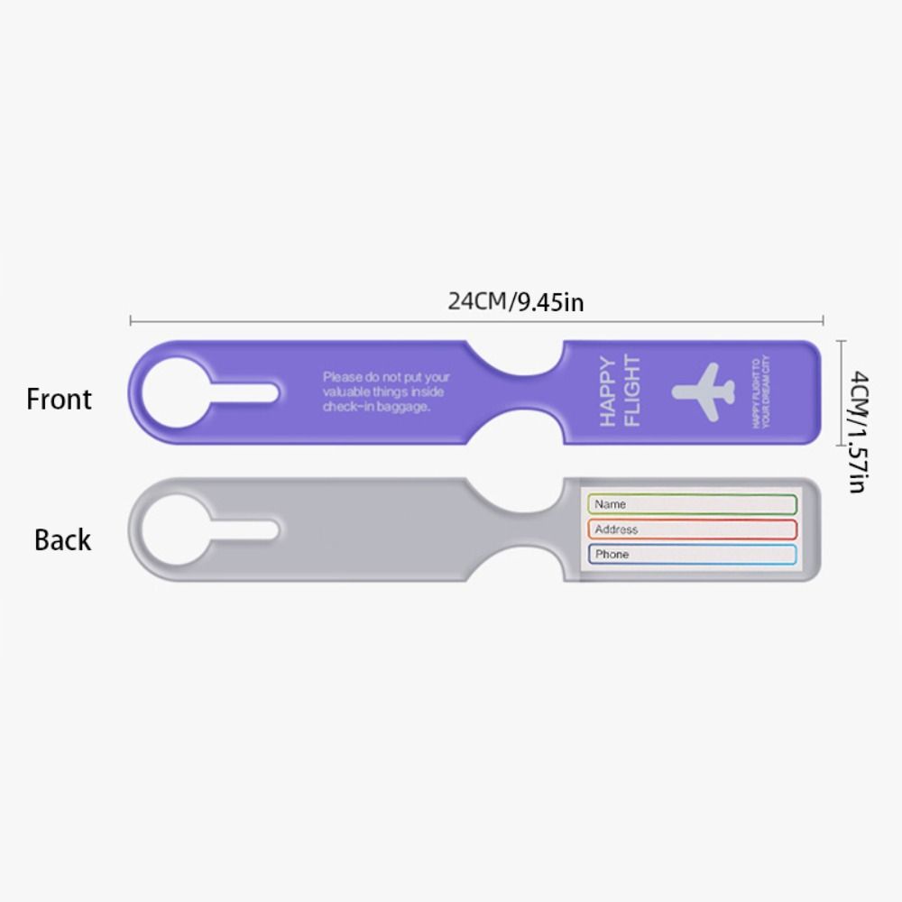 Baggage Name Tags Airplane Suitcase Tag Boarding Pass Boarding Pass Tag PVC Luggage Tag Male