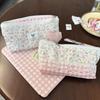 Lace Floral Design Pen Bag Multifunctional Stationery Bag Fresh Pencil Case  Students
