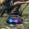 Восстановленная Bluetooth-колонка для вечеринок Tronsmart Bang SE, 3 режима подсветки, 24 часа воспроизведения, водонепроницаемость IPX6 - Черный