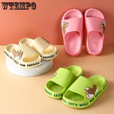 Детские тапочки, летние домашние домашние тапочки для ванной и ванной, тапочки с мягкой подошвой, верхняя одежда, мягкие сандалии с толстым дном, оптовая продажа