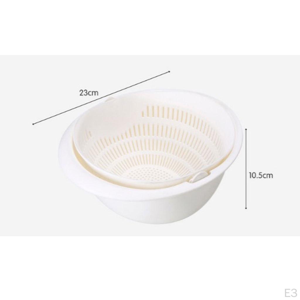 Basket Bowl Rice Vegetable Wash Fruit Kitchen Gadget