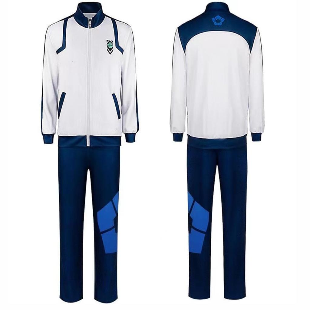 Blue Rock Cosplay Halloween Christmas Anime Festival School Festival Cultural Festival Travel Costume Uniform, Tracksuit, Costume, Costume, Costume,