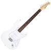 Legend Electric Guitar WH White Strat Type with Case LST-Z