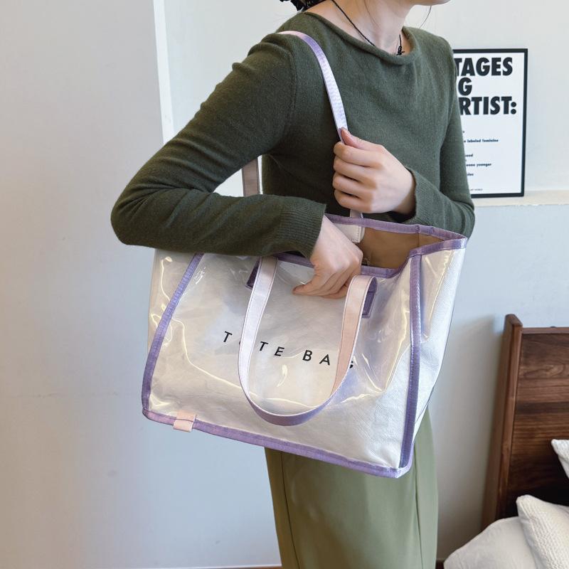 Ручная женская сумка Крафтовая бумажная сумка Сумка-тоут большой вместимости Водонепроницаемая сумка для покупок высокой ценности Сумка-тоут