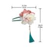 Имитация цветов заколка для волос ханьфу кисточка цветок заколка для волос милая U-образная палочка для волос для женщин