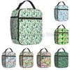 Cactus Thermal Lunch Bag Box Tropical Plant Cacti Flowers Insulated Cooler Totes Portable Reusable Handbag for Picnic Travel