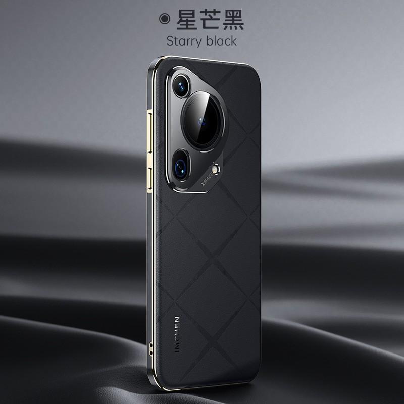 Premium Genuine Leather Case Pura 70 Ultra Pro P60 Protective Cover Shockproof Anti-Scratch