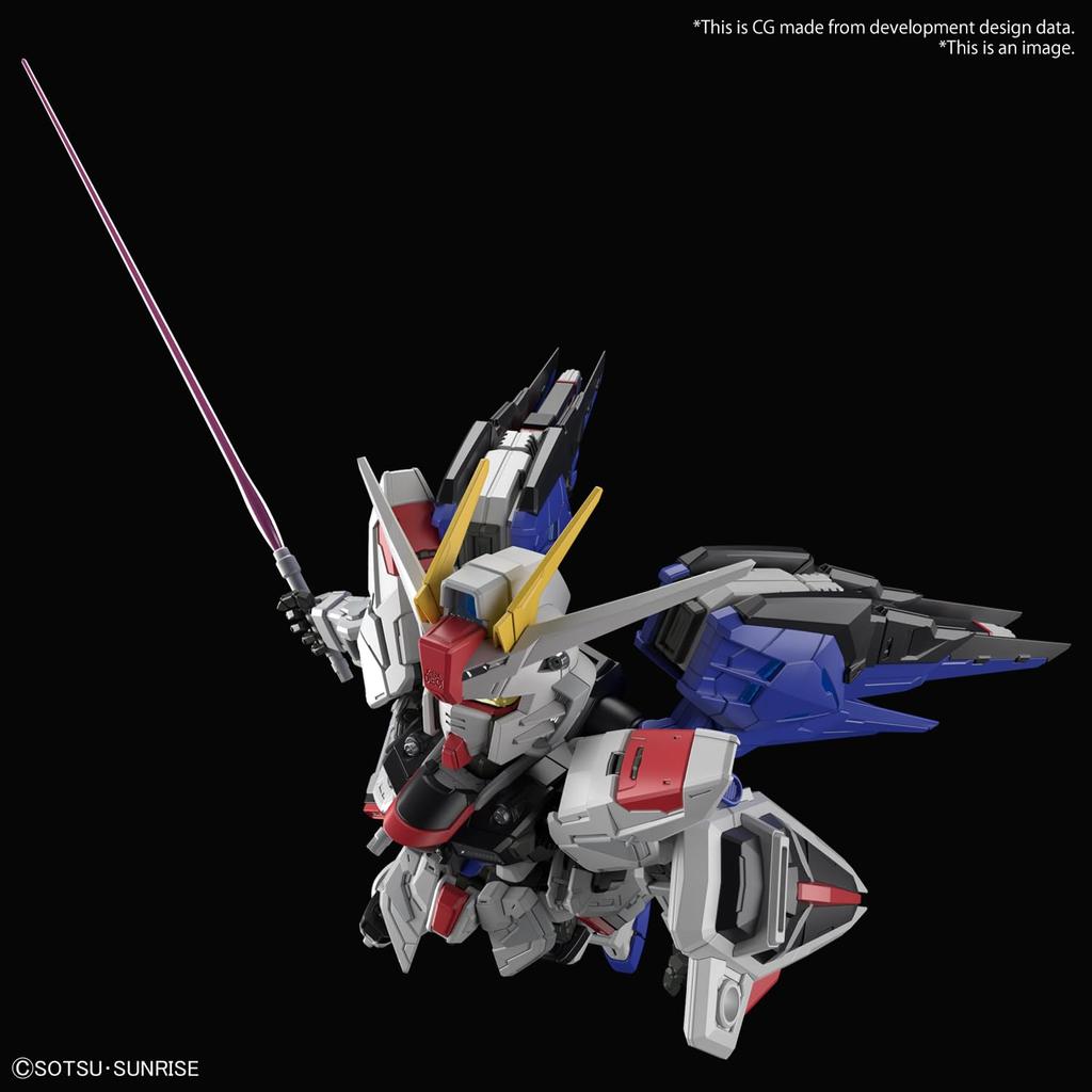 BANDAI SPIRITS MGSD Mobile Suit Gundam SEED Freedom Gundam Pre-Colored Plastic Model Kit 2619354