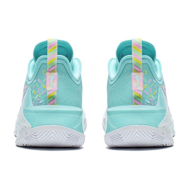 Баскетбольные кроссовки LiNing Blade 3 V2 Lollipop легкие, высокопрочные, нескользящие, износостойкие, низкие, унисекс, синие ABAT057-6