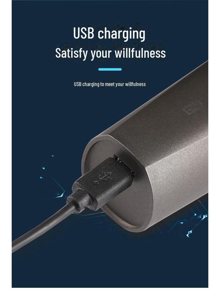Linke 8806 Моющаяся USB-электробритва с тремя головками и многофункциональная бритва
