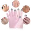 Cotton Yarn Touch Screen Gloves, Gel Gloves Men's and Women's Gloves, Three-finger Touch Screen Gloves To Keep Warm In Autumn and Winter