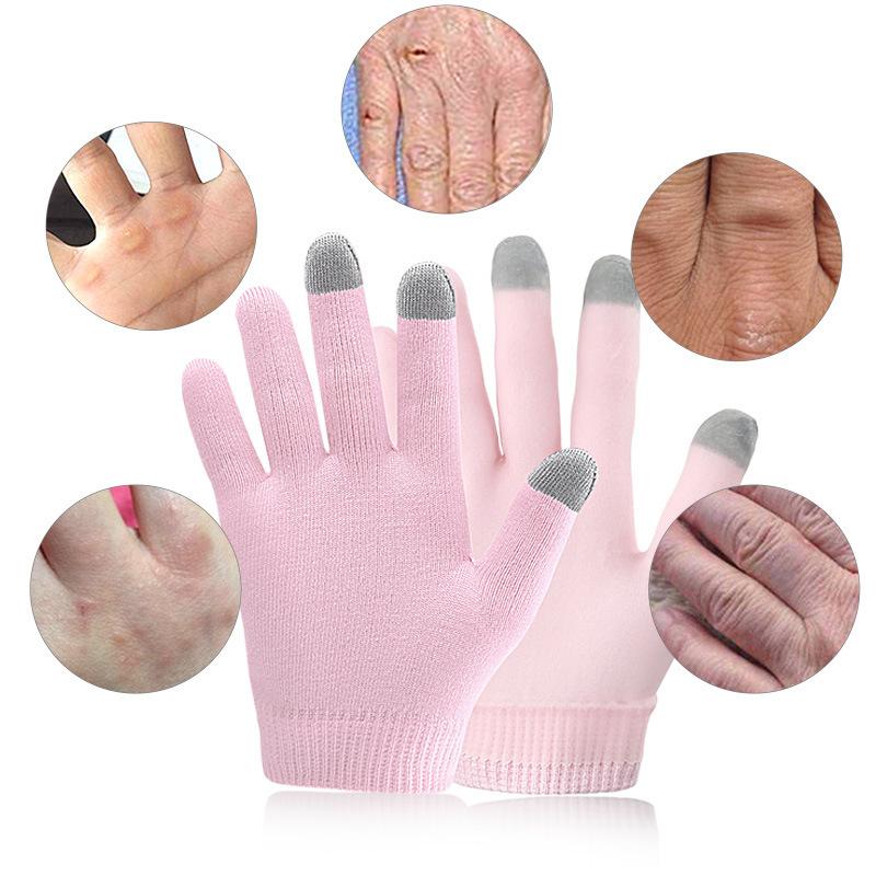 Cotton Yarn Touch Screen Gloves, Gel Gloves Men's and Women's Gloves, Three-finger Touch Screen Gloves To Keep Warm In Autumn and Winter
