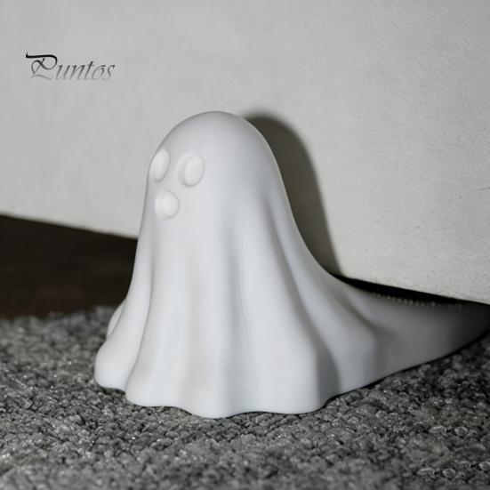 Декоративный стопор для двери на Хэллоуин, милый стопор-призрак, 3D-печатная фигурка-держатель, противоскользящий ветрозащитный держатель, для дома, спальни