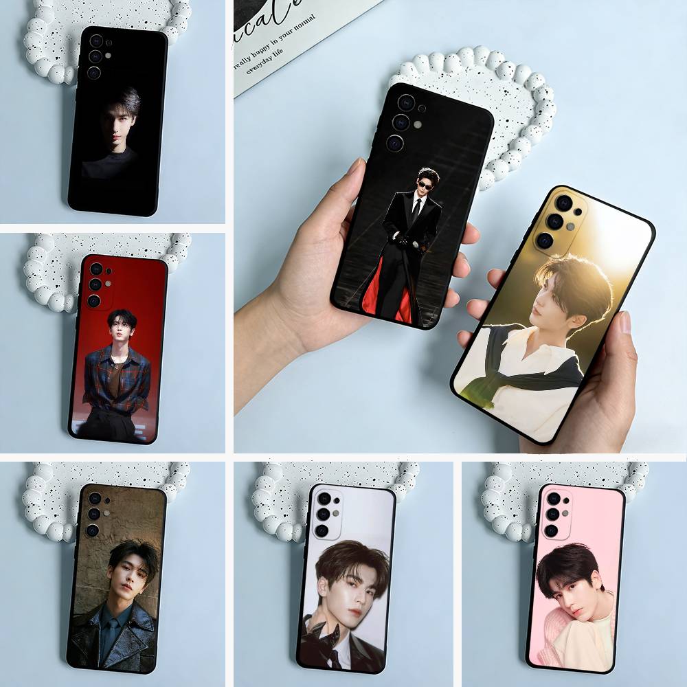 Чехол для телефона с актером Линхэ Чжаном для Samsung S25, S24, S21, S22, S23, S30, Ultra, S20, Plus, Fe, Lite, Черный Мягкий Силикон