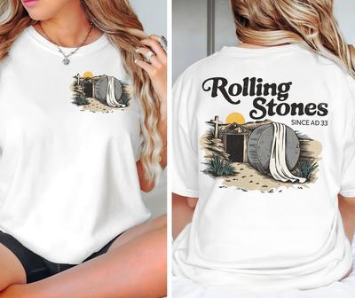 Футболка Rolling Stones Иисус Христос для унисекс, на Пасху, подарок для христианина.