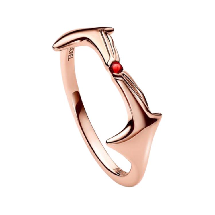 Pandora Кольца с искусственным хрусталем для женщин, розовое золото 182756C01