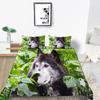 2023 Новый стильный комплект пододеяльников с наволочкой, двойное полноразмерное постельное белье, пододеяльники, 3D волк, домашний текстиль, покрывала для мальчиков и мужчин