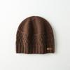 Thickened% Pure Cashmere Knitted Hat Children's Solid Color Twisted Baotou Hat Warm Ear Protector Wool Hat Versatile Hat