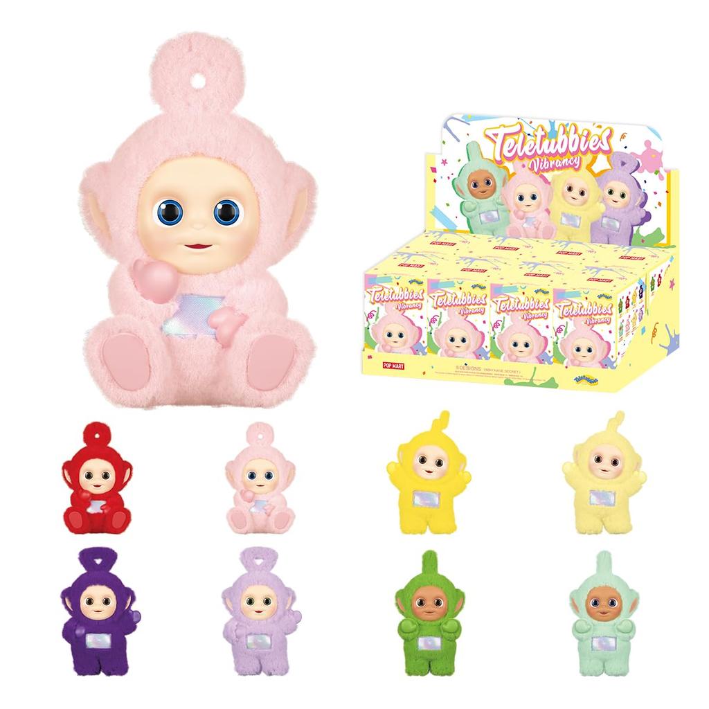 POP MART Телепузики Vibrancy Series Pop Mart Gacha Gacha Blind Box Фигурка Пластиковая модель Премиум Игрушка ПВХ Мягкий винил Оригинальный персонаж День рождения