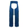 Adjustable Buckles Western Pants S-3XL for Adults Men - Cowboy Open Crotch Buttless Style with Layered Fringe for Raves Christmas Parties