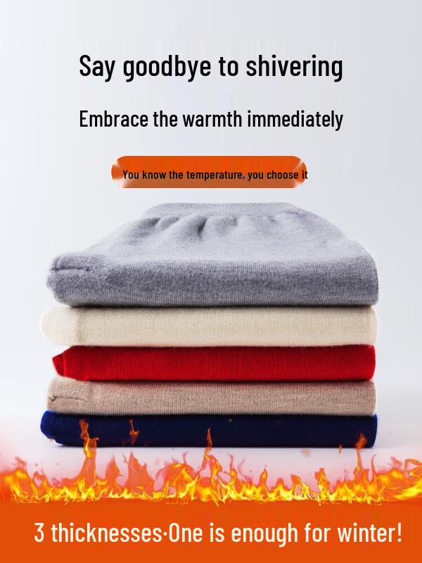 Женские термолеггинсы из камвольной шерсти Hengyuanxiang, 48 штук