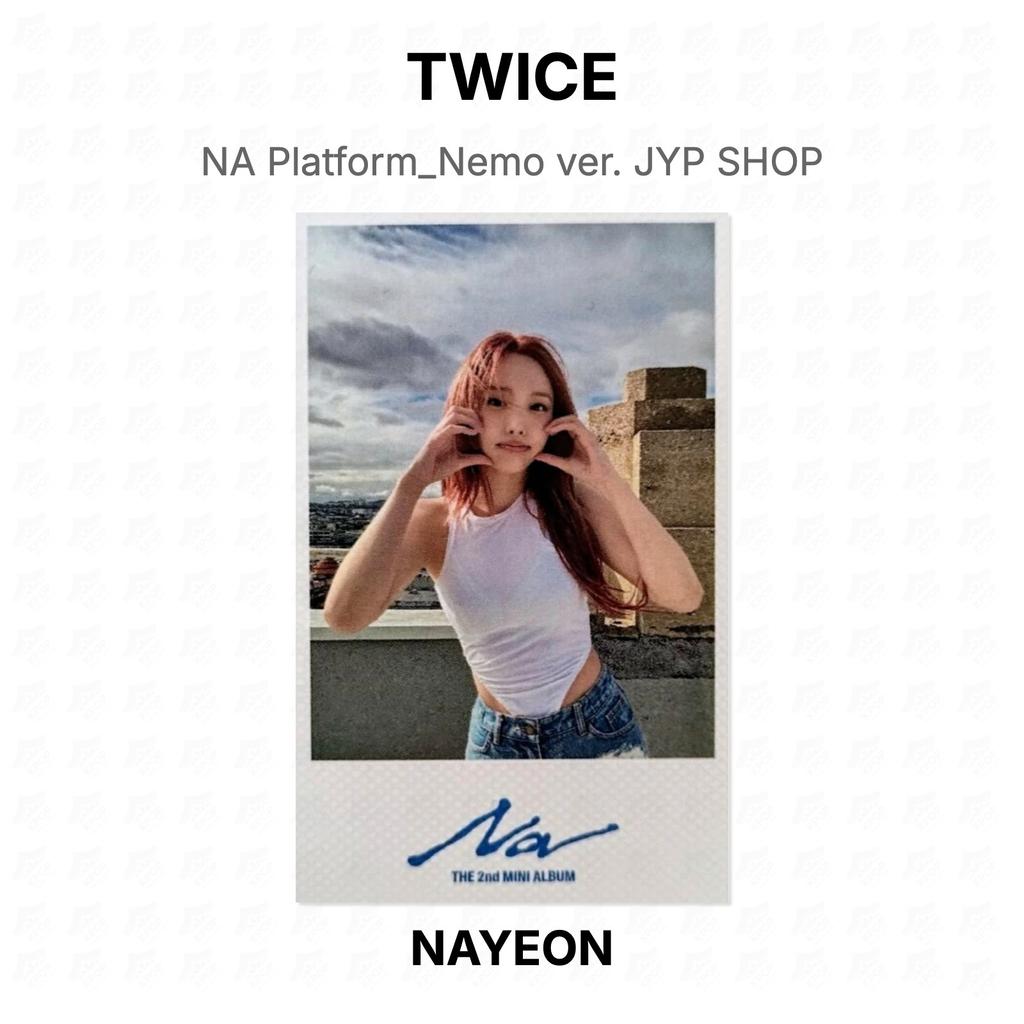 Twice Платформа NA_Версия Nemo. Официальная фотокарточка JYP SHOP