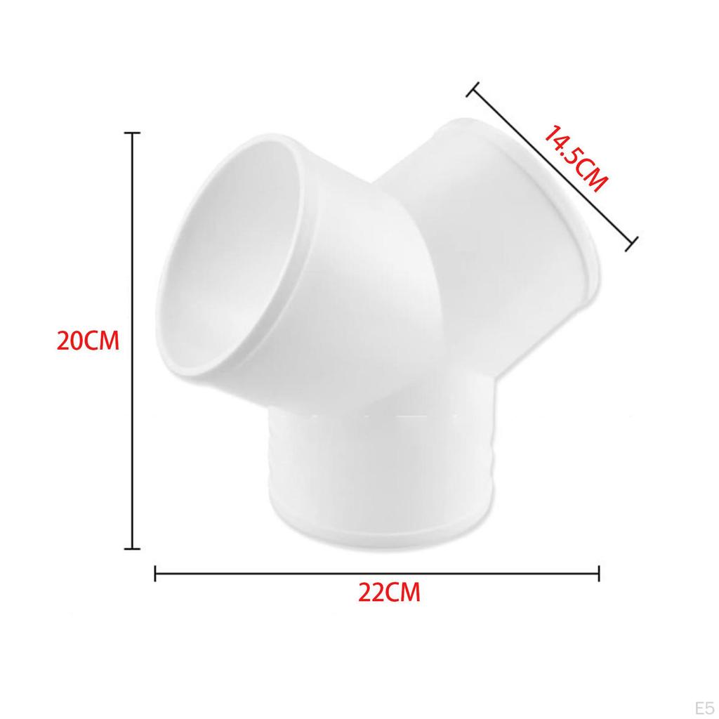 3 Way Duct Connector, Splitter for Exhaust Fan Hose